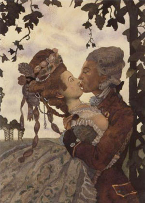 kissing